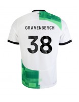 Liverpool Ryan Gravenberch #38 Vieraspaita 2023-24 Lyhythihainen